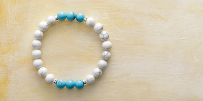 8MM HOWLITE - TURQUOISE